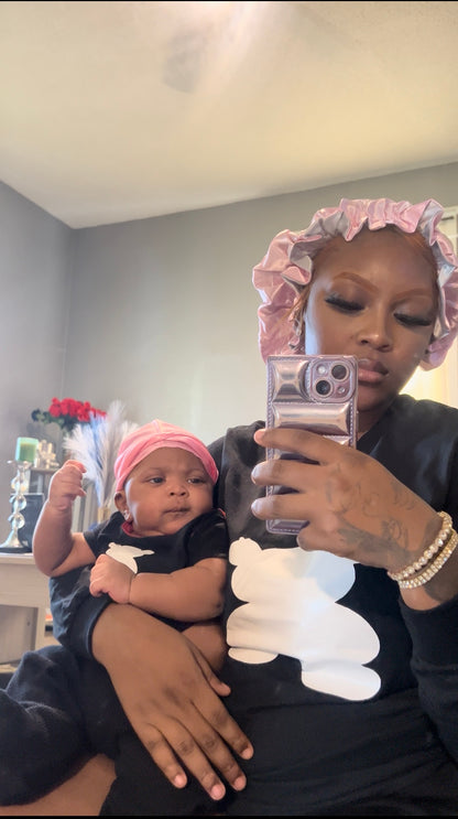 Two-Toned Reversible Silk Satin Bonnets & Solid Color Durags (Adult & Kids)