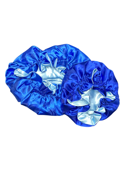 Two-Toned Reversible Silk Satin Bonnets & Solid Color Durags (Adult & Kids)