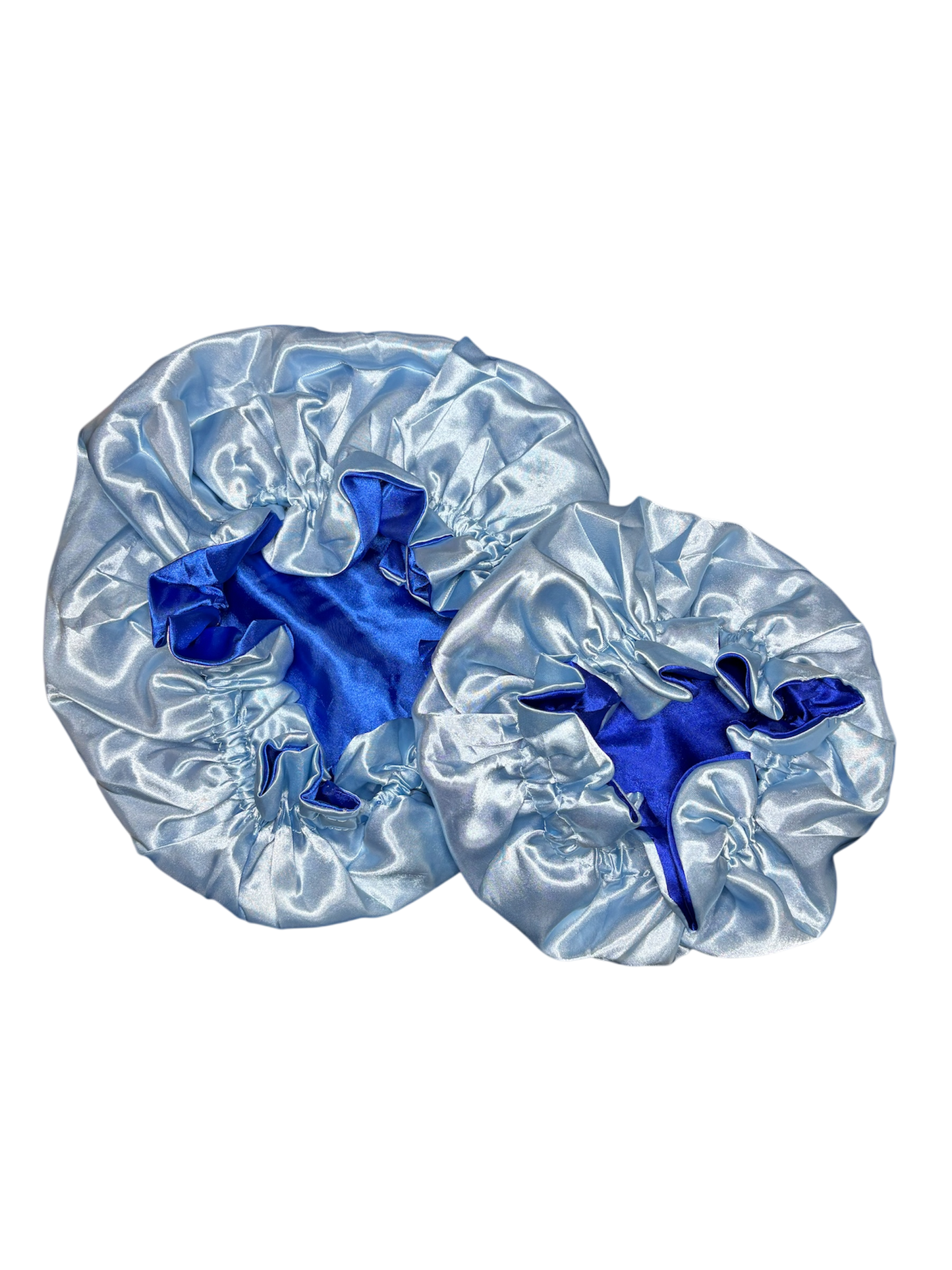 Two-Toned Reversible Silk Satin Bonnets & Solid Color Durags (Adult & Kids)